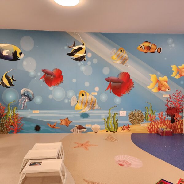 activity room ocean themed