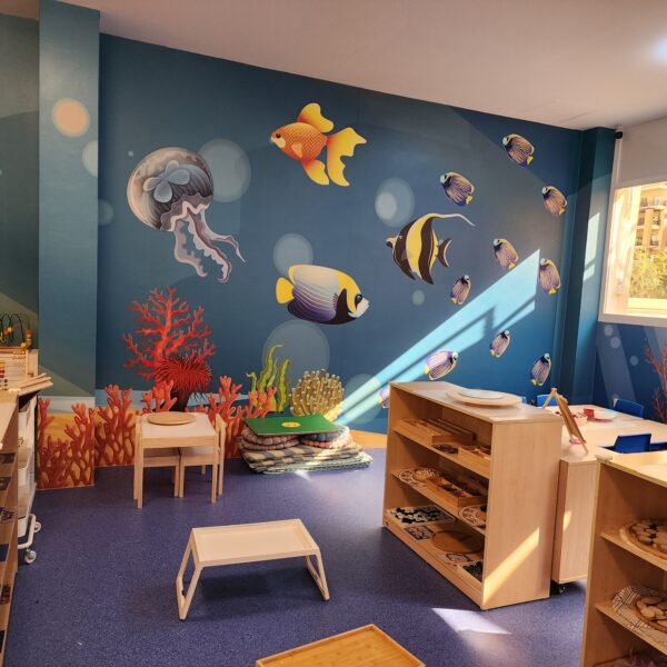 activity room ocean themed